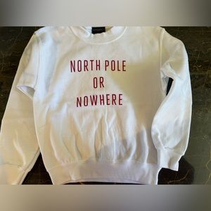 Sweatshirt white excellent condition.